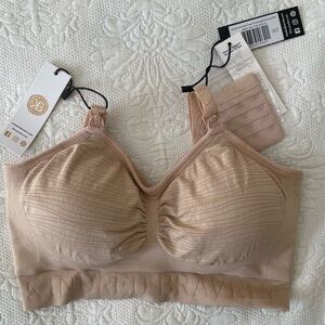 Kindred Bravely Sublime Hands Free Pumping Nursing Bra NWT Beige Size M …